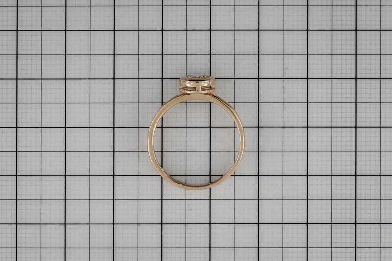 Paveikslėlis Auksinis žiedas su cirkoniu 17,5 mm