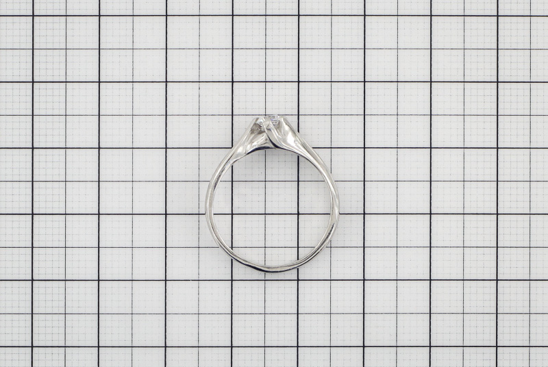 Paveikslėlis Sidabrinis žiedas su cirkoniu 17,5 mm