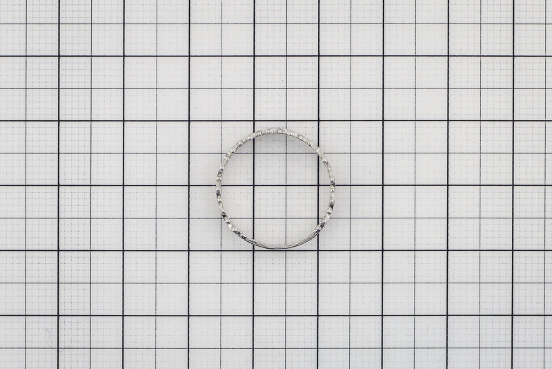 Paveikslėlis Sidabrinis žiedas su cirkoniais 16 mm