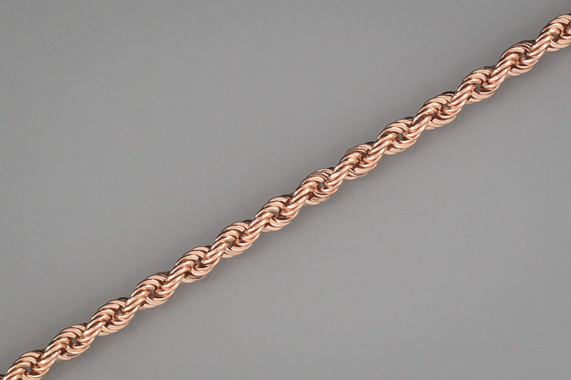 Paveikslėlis Auksinė apyrankė "Rope" 17 cm