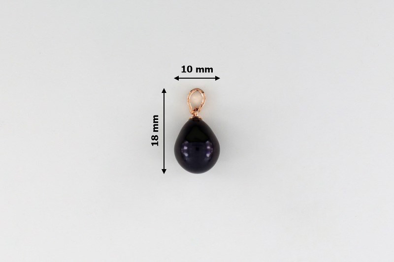 Изображение Подвеска из позолоченного серебра с жемчугом