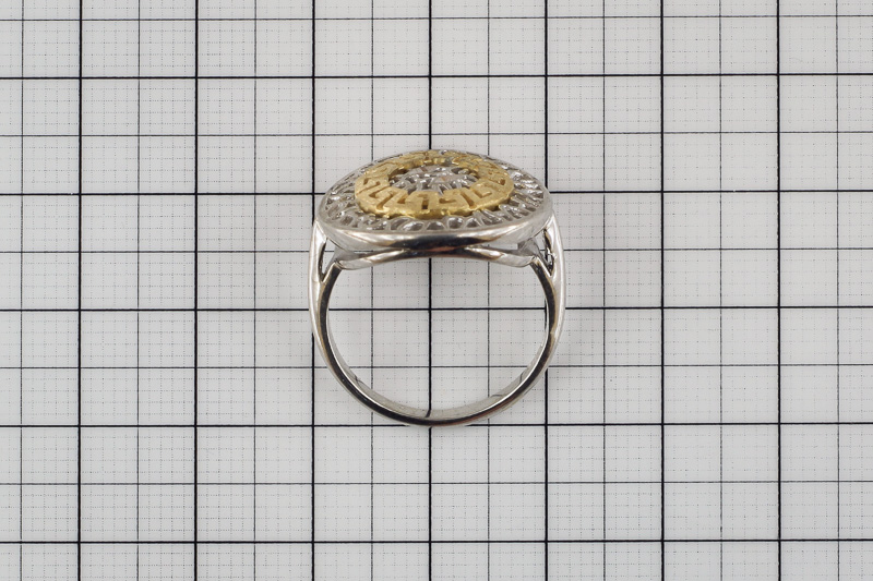 Изображение Серебряное кольцо 17,5 мм