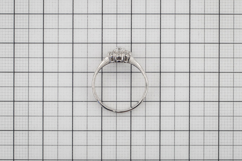Изображение Серебряное кольцо с цирконами 17 мм