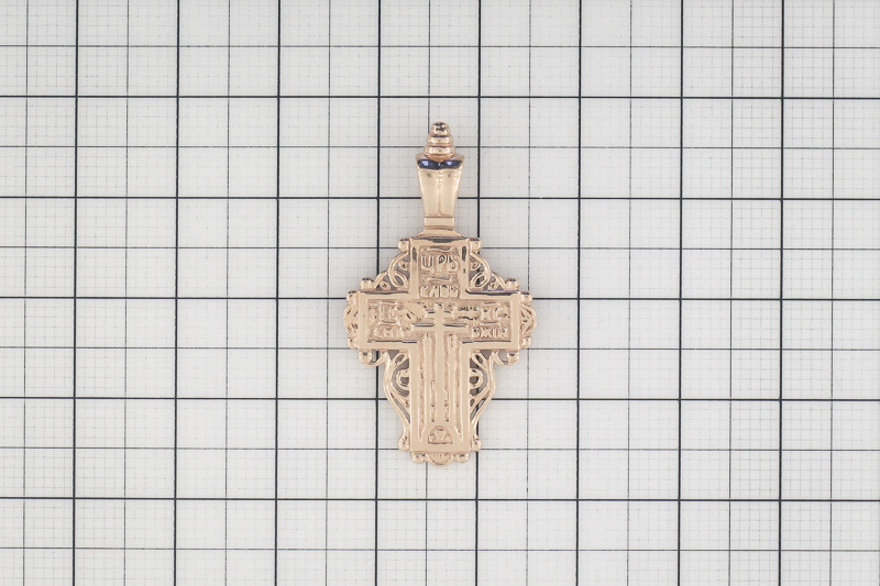 Изображение Золотой старообрядческий крестик 