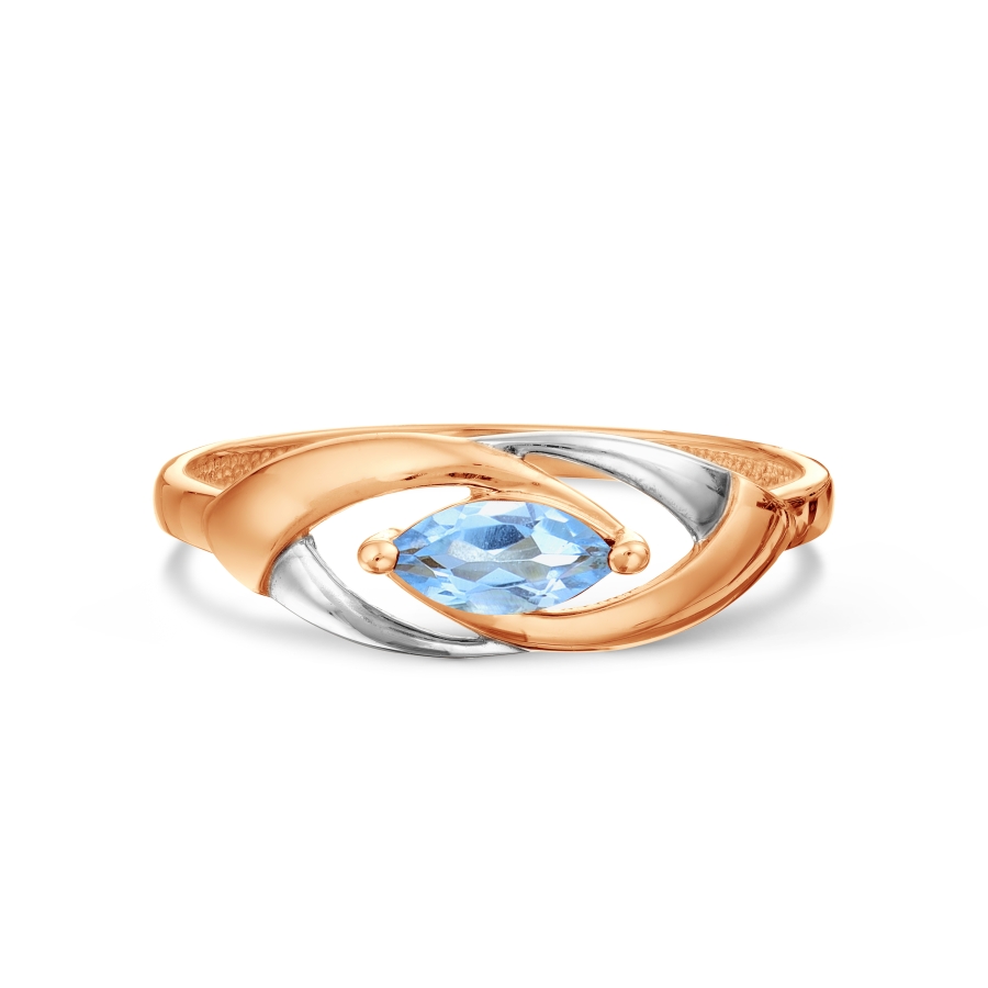 Изображение Золотое кольцо с топазом