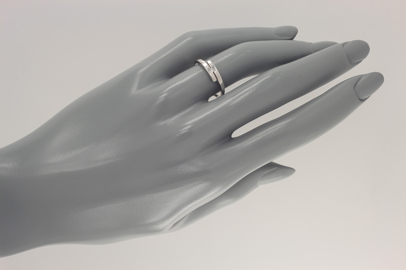 Изображение Серебряное кольцо с цирконом 16,5 мм