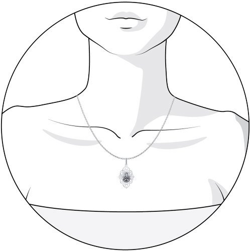 Изображение Серебряная подвеска (икона) 