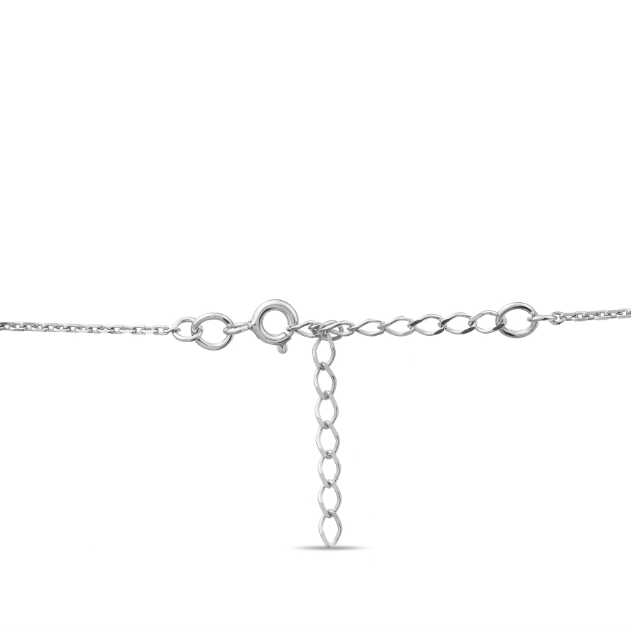 Изображение Серебряная цепочка с цирконами
