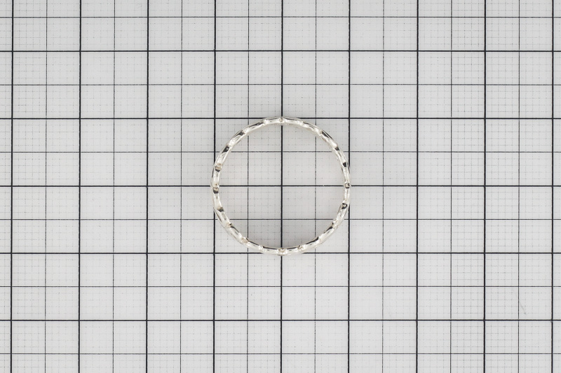 Изображение Серебряное кольцо 18 мм