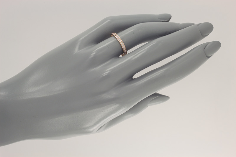 Изображение Золотое кольцо с цирконами 19,5 мм