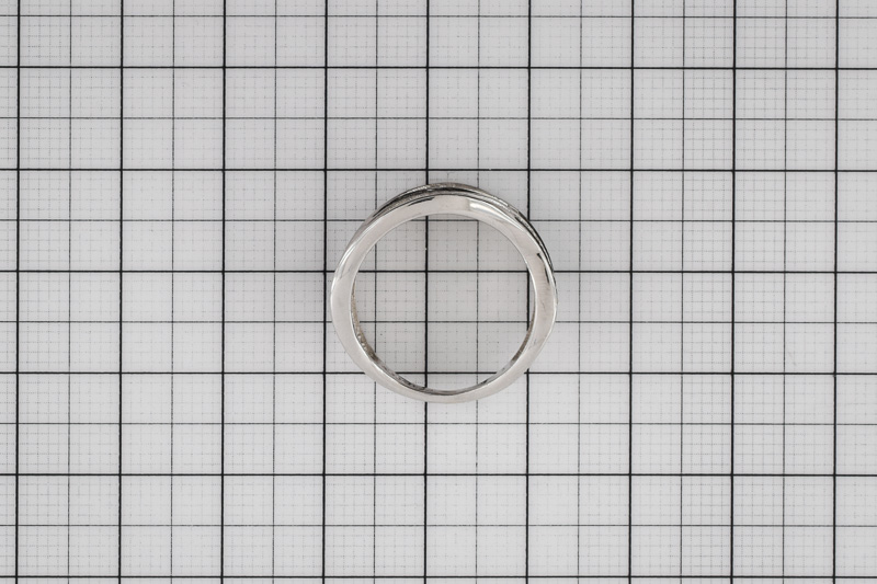 Paveikslėlis Sidabrinis žiedas su cirkoniais 19,5 mm