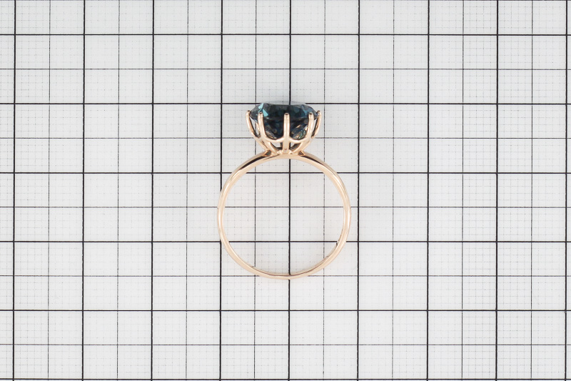 Изображение Золотое кольцо с топазом London