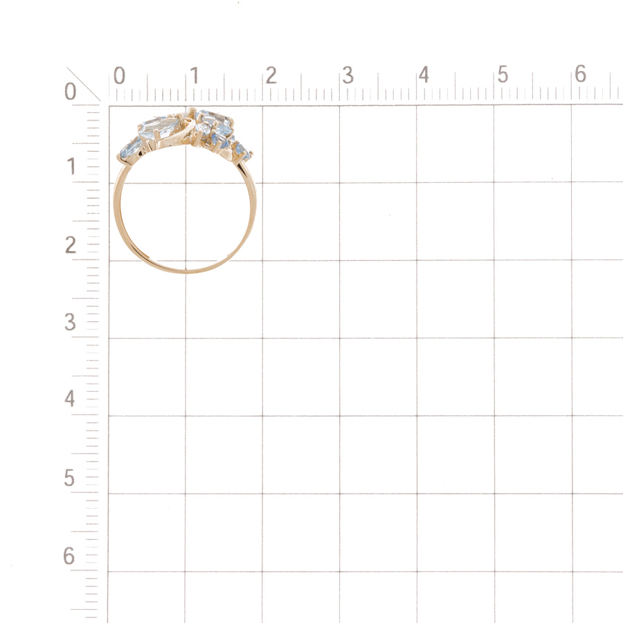 Изображение Золотое кольцо с топазами