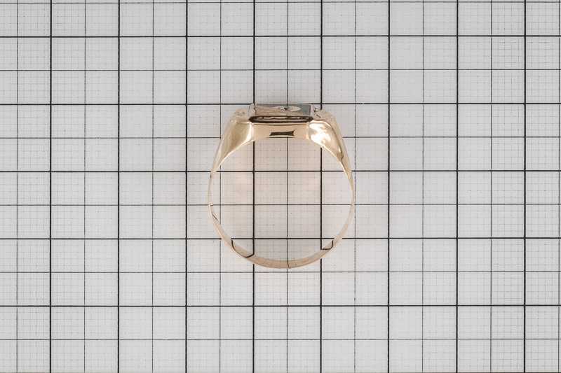 Изображение Золотое кольцо с цирконом 20,5 мм
