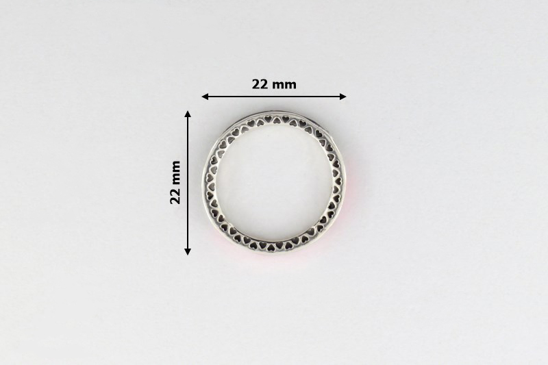 Изображение Серебряное кольцо с эмалью и цирконами
