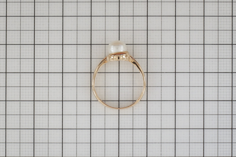 Изображение Золотое кольцо с жемчугом