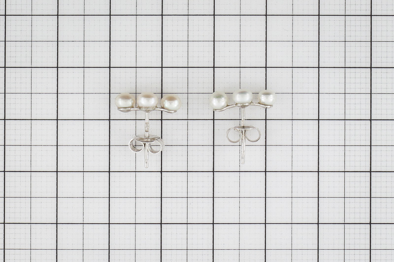 Paveikslėlis Sidabriniai auskarai su perlais