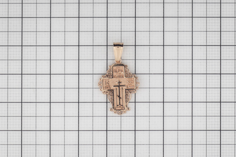 Изображение Золотой старообрядческий крестик