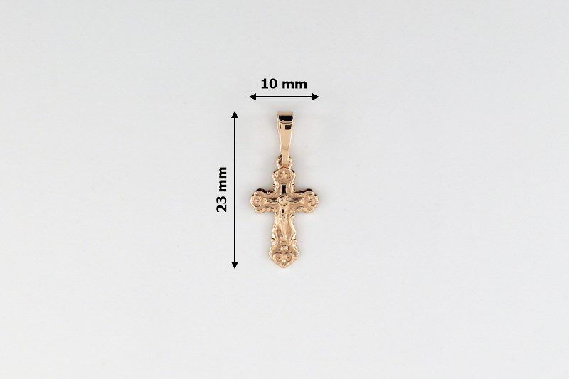 Изображение Золотой православный крестик 