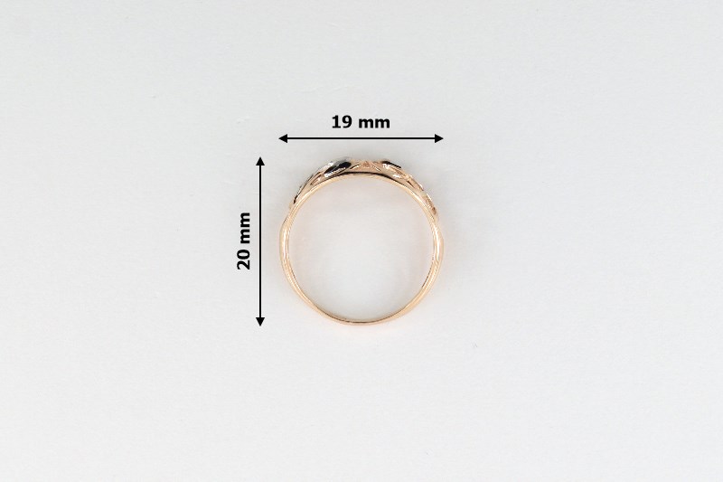 Изображение Золотое кольцо 19 мм