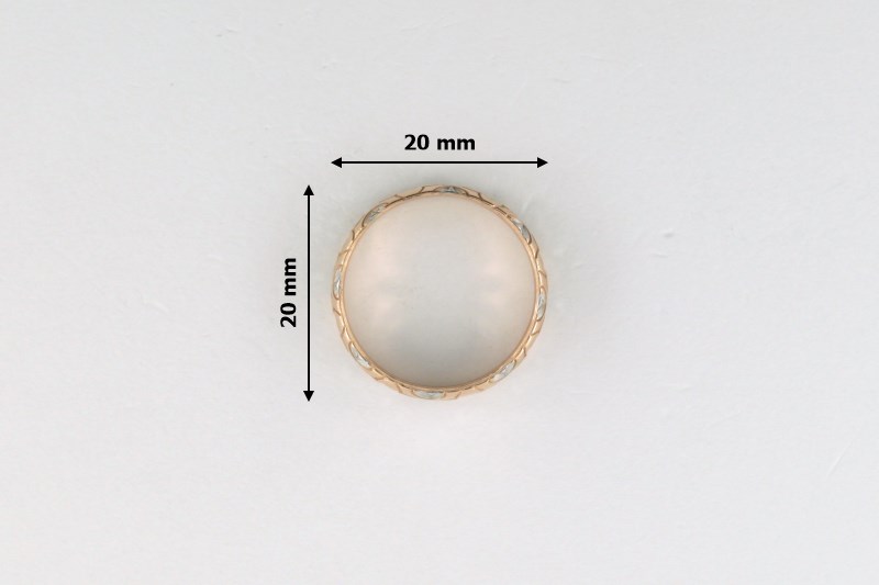 Изображение Кольцо из позолоченного серебра