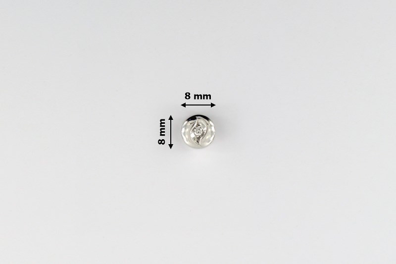 Изображение Подвеска из белого золота с бриллиантом