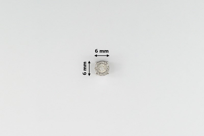 Изображение Подвеска из белого золота с бриллиантами 