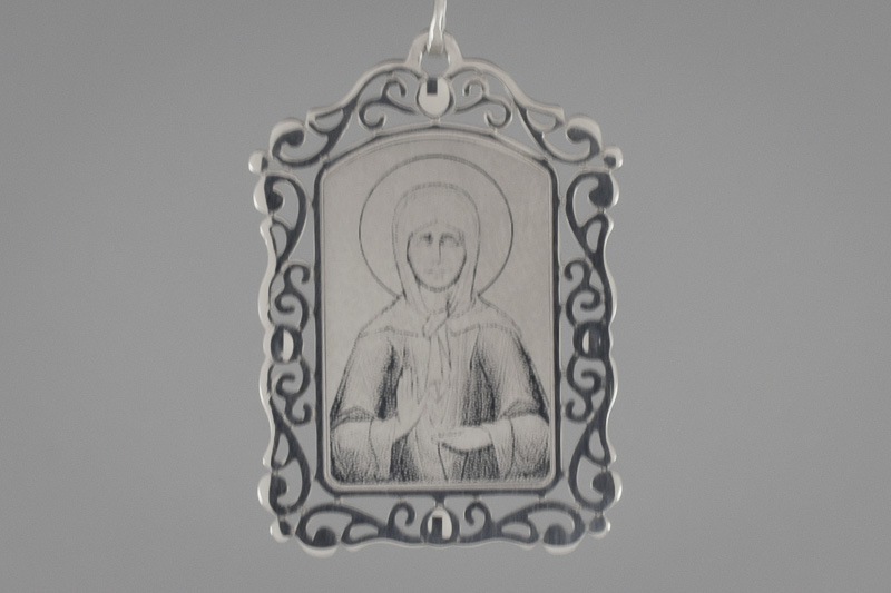 Изображение Серебряная подвеска (икона)