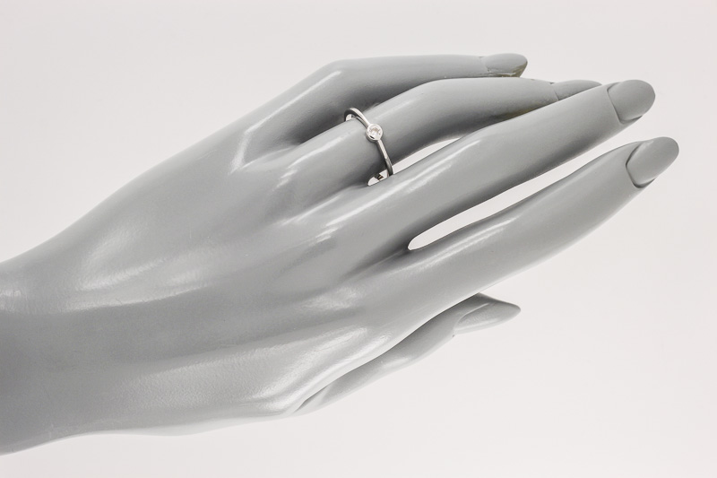 Изображение Серебряное кольцо с цирконом 18,5 мм