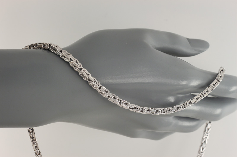 Изображение Серебряная цепочка "Python" 50 см