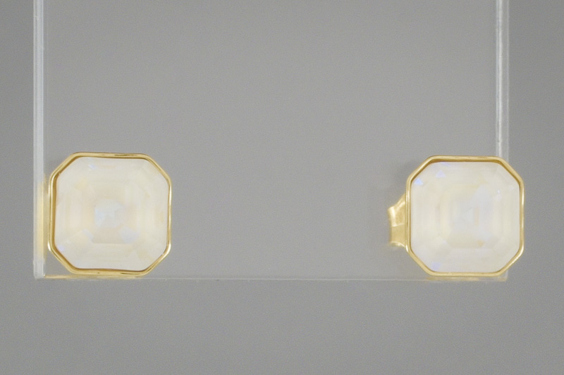 Изображение Серьги из позолоченного серебра с кристаллами Swarovski