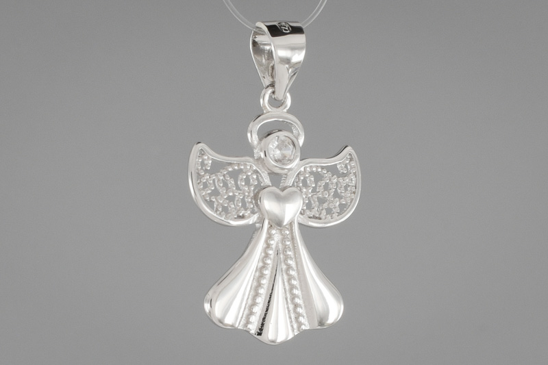 Изображение Серебряная подвеска "Ангел"