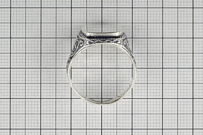 Изображение Серебряное кольцо 21 мм