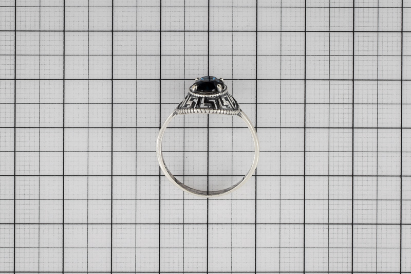 Paveikslėlis Sidabrinis žiedas su Swarovski kristalu 18,5 mm