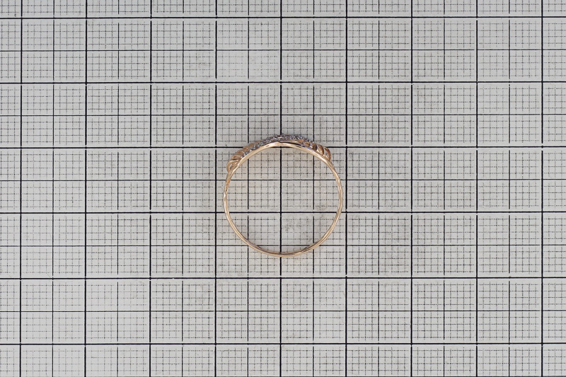 Paveikslėlis Auksinis žiedas su cirkoniais