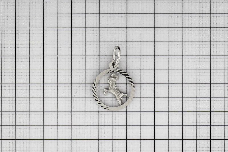 Изображение Серебряная подвеска - зодиак овен